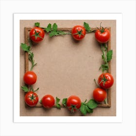 Frame Of Tomatoes 9 Art Print