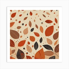 Autumn Leaves Art Print