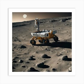 Rover On The Moon 9 Art Print