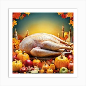 Thanksgiving Turkey 6 Art Print