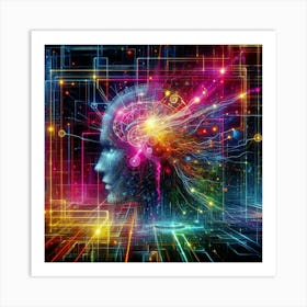 Human Brain Art Print