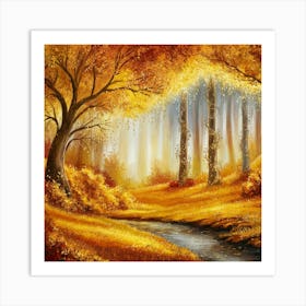 Autumn Forest 6 Art Print