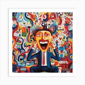 Man In A Suit Art Print