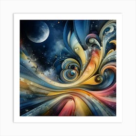 Abstract Painting 1 Art Print