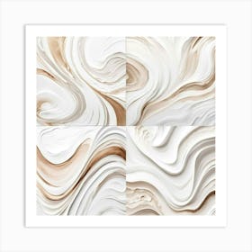 Swirls And Swirls abstract painting art Art Print