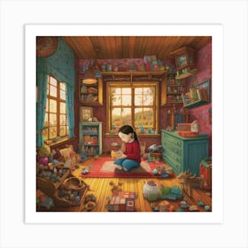 Girl'S Room Art Print