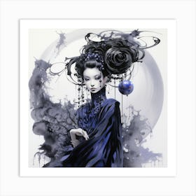 Asian Woman 6 Art Print