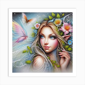 Fairy Painting 2 Art Print