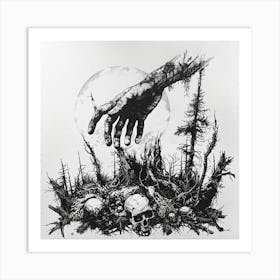 Hand Of The Dead 1 Art Print