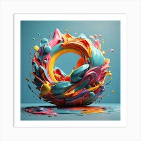 Abstract Painting 3 Art Print