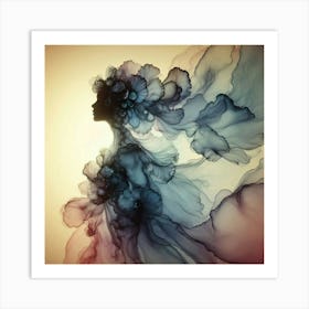 Abstract Of A Woman 2 Art Print