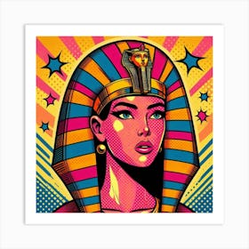 Pop Egyptian Sara Dusk Art Print