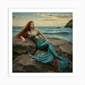 Little Mermaid 3 Art Print