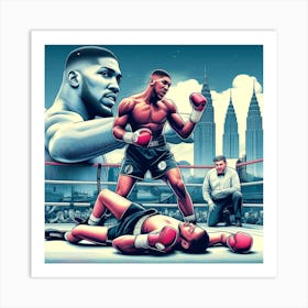 Anthony Joshua Art Print