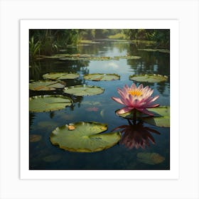 Water Lily 1 Art Print