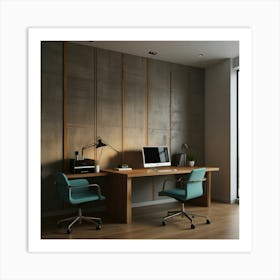 Office Stock Videos & Royalty-Free Footage 1 Art Print