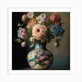 Flowers In A Vase Art Print