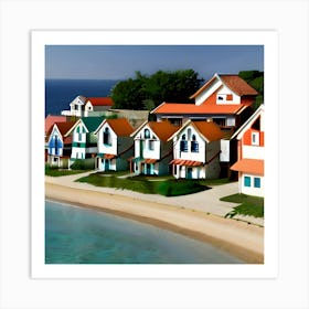 House On The Beach 1 Art Print