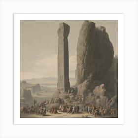 Egyptian Obelisk Art Print