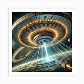 Celestial Beam Array 1024x1024 Art Print