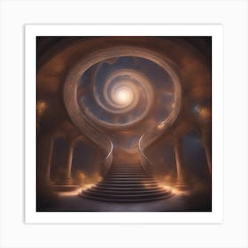 Spiral Staircase Art Print