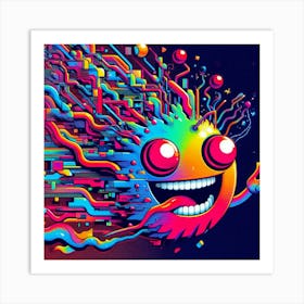 Psychedelic Art 34 Art Print