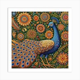 Peacock 11 Art Print