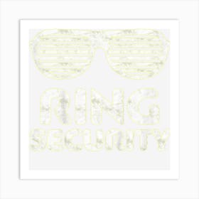 Kids Ring Security Bearer Wedding Gif Art Print