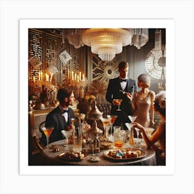 Great Gatsby Party Art Print