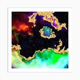 100 Nebulas in Space Abstract n.004 Art Print