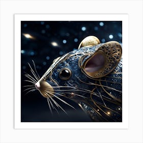 Space Mouse Art Print