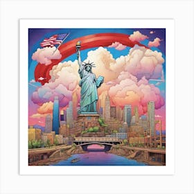 Statue Of Liberty 1 Art Print