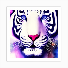 White Tiger 2 Art Print