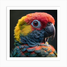 Colorful Parrot 28 Art Print