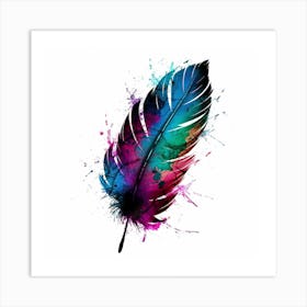 Feather Painting 1 Art Print