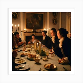 Dinner Party 1 Art Print