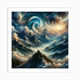 Tempestuous Beauty 4 1 Art Print