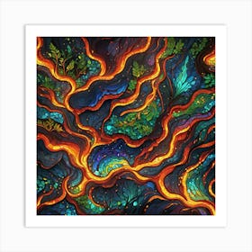 Fire Rainbow Art Print