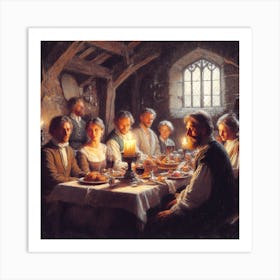 Supper Of The Saints Art Print