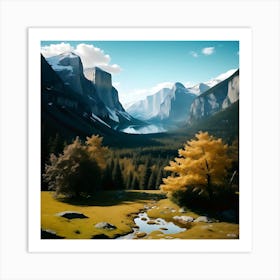 Yosemite Valley Art Print