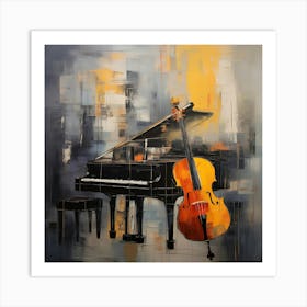 Cello And Piano Art Print