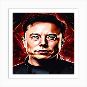 Elon Musk 2 Art Print