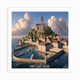 Mont Saint Michel Art Print