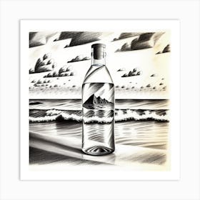 Bottle Of Water 1 Art Print