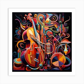 Musical Instruments 1 Art Print