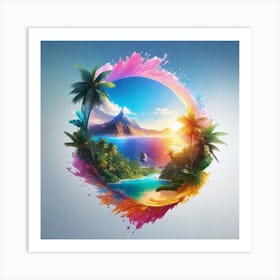 Tropical Paradise 21 Art Print