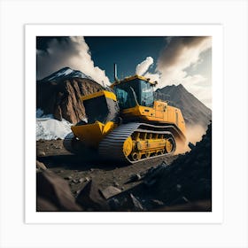 Buldozer Mountain (55) Art Print