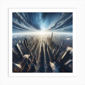 City Of The Future Art Print