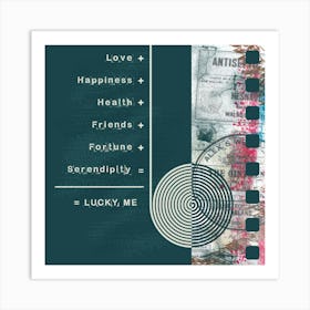 Lucky Me Art Print