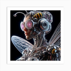 Robot Woman 1 Art Print